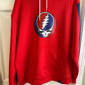 Grateful Dead Red Graphic Hoodie